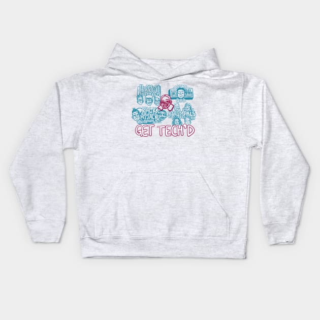 Get Tech'D Kids Hoodie by oatdog